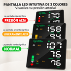 Monitor de Presión Digital de Muñeca: Pantalla Táctil, Voz en Español y Recargable USB C