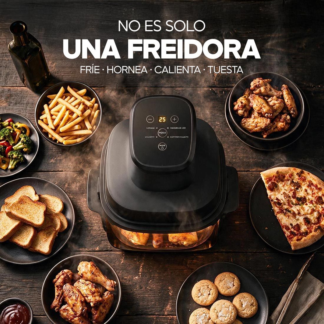 Crystal Fryer - Freidora de aire de vidrio