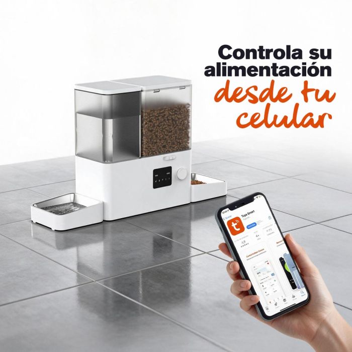 Dogatto - Dispensador de comida automático para perros y gatos