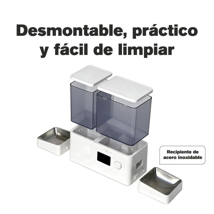 Dogatto - Dispensador de comida automático para perros y gatos