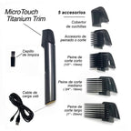 MicroTouch Titanium Trim - Rasuradora para hombre