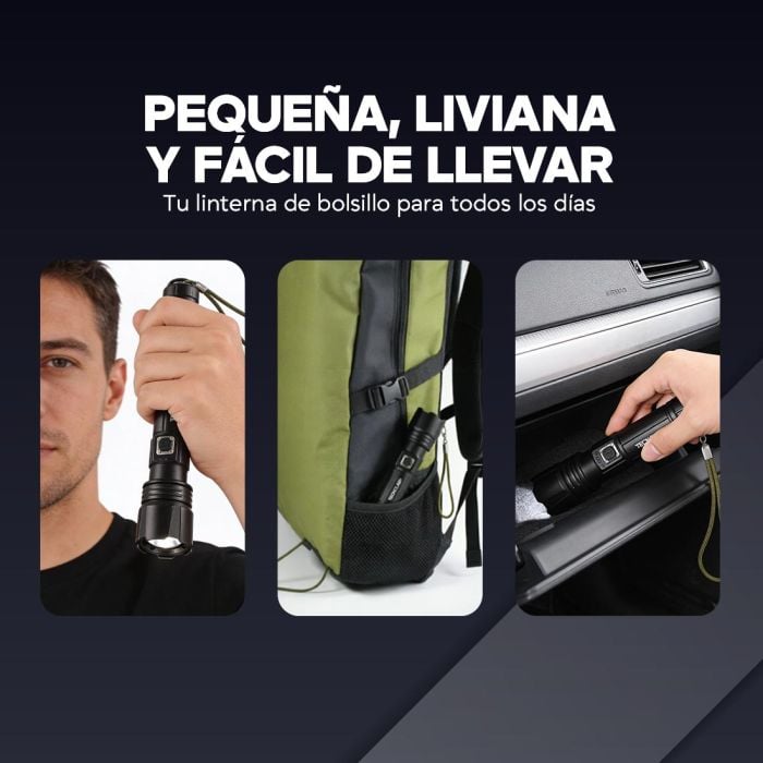Tecnolab - Mini linterna Linterna LED Recargable