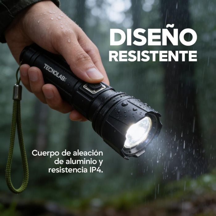 Tecnolab - Mini linterna Linterna LED Recargable