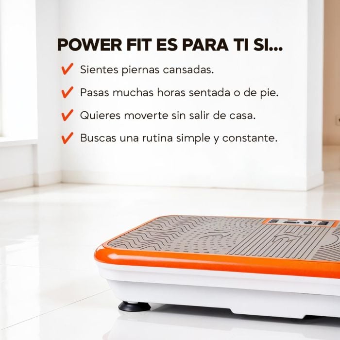 Power Fit - Plataforma vibratoria