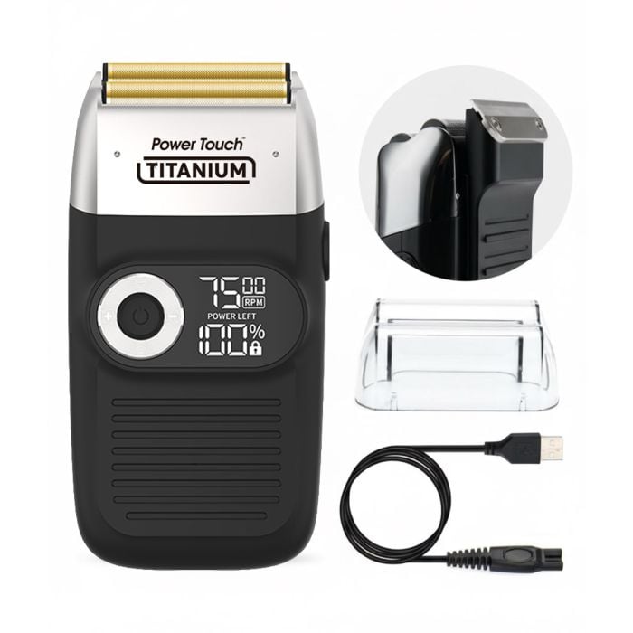 Power Touch Titanium - Set afeitado hombre