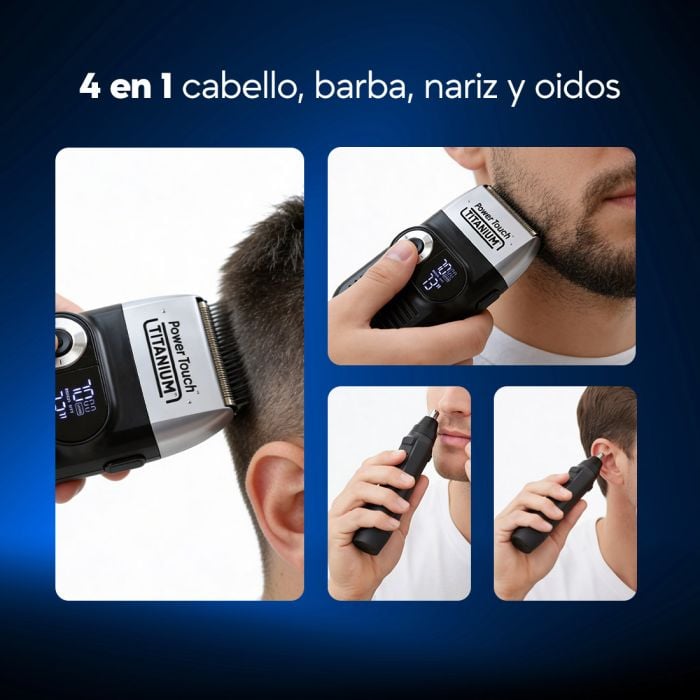 Power Touch Titanium - Set afeitado hombre