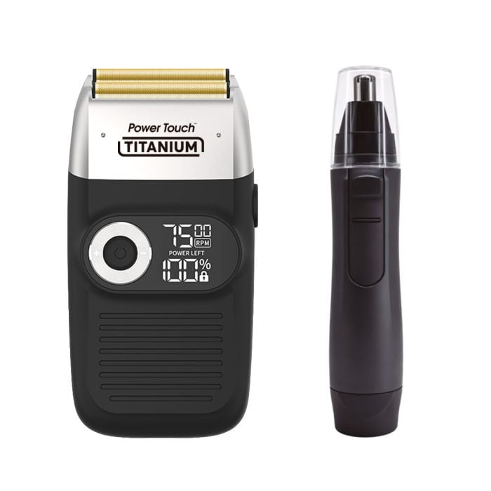 Power Touch Titanium - Set afeitado hombre