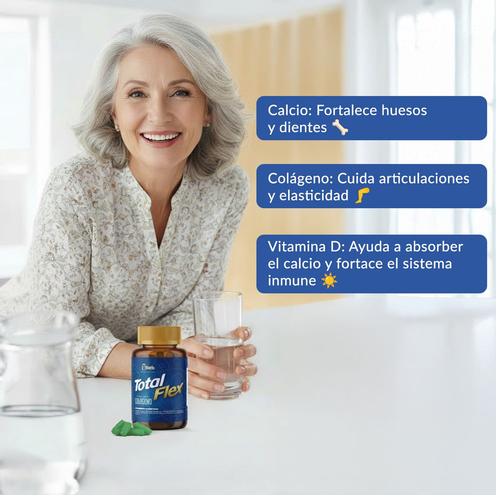 Total Flex - Colágeno, calcio y vitamina D